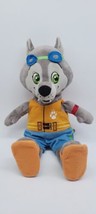Great Wolf Lodge Wiley the Wolf 11&quot; Fiesta Plush Swim Trunks Goggles Flip Flops - £14.90 GBP
