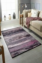 LaModaHome Area Rug Non-Slip - Beige Vintage Soft Machine Washable Bedroom Rugs  - £24.74 GBP+