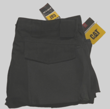 Caterpillar CAT Men&#39;s Trademark Work Pants Trouser C172 Black 38 x 32 New - $44.69