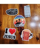 Jesus Stickers Lot of 5 ~ Love Religion Christ Faith Christian Lot A - £7.94 GBP
