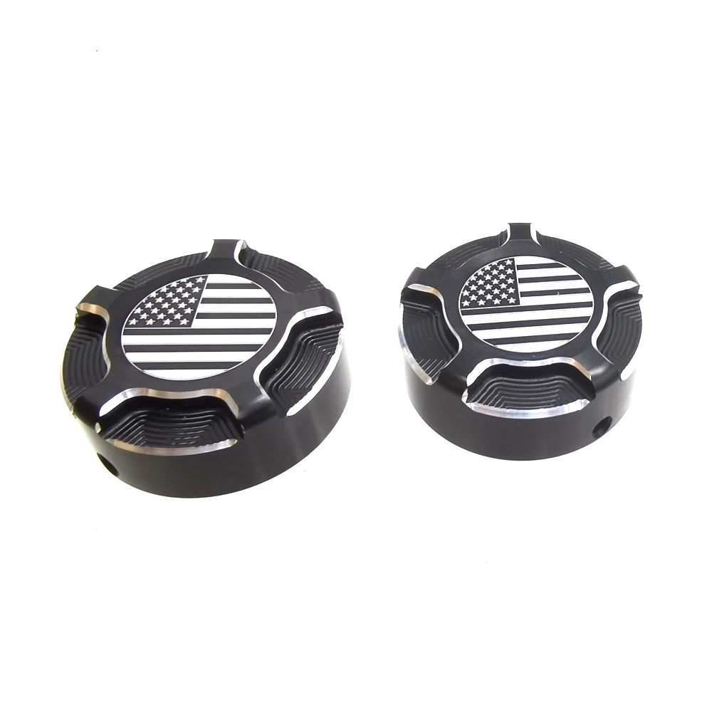 New Aluminum Motorcycle Front k Shock Absorber Cap Cover Accessories  Harley ter - £416.98 GBP