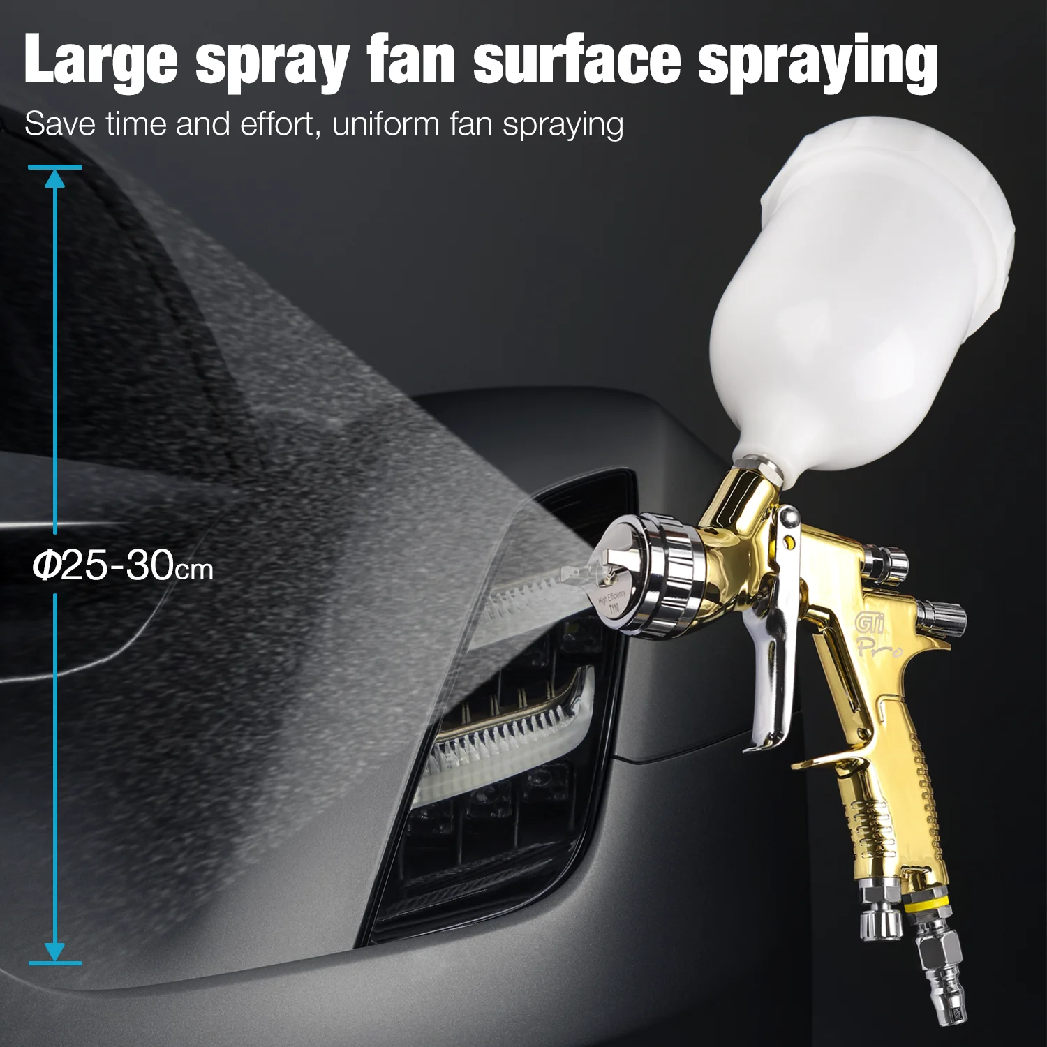 New High Quality Spray  GTI Pro 1.m Nozzle Painting  High Atomization Paint  Wat - £149.69 GBP