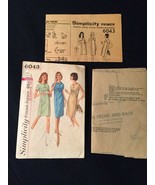Simplicity Printed Pattern 6043 Miss Size 10 Bust 31. Year 1965. - $10.92 CAD