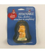 Care Bears Funshine Attachable Key Ring Zipper Vintage 1985 American Gre... - $37.84 CAD
