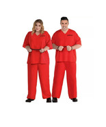 Amscan Orange Inmate Halloween Costume Unisex PLUS XXXL 54-56 - $40.57 CAD