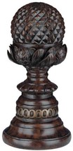 Sculpture Statue Pineapple Antique Wood Look Hand Painted OK Casting USA - £254.94 GBP