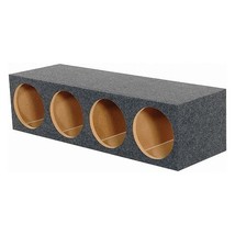 QPower Quad 12´´ Sealed Heavy Duty Empty Woofer Enclosure - $201.92