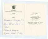 Friends of Vieilles Maisons Francaises Dinner Menu 1992 French Heritage ... - £17.36 GBP
