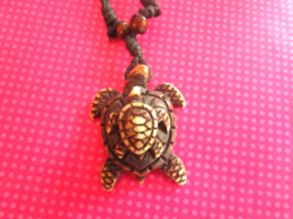 Seaturtle and baby rope necklace - £7.02 GBP