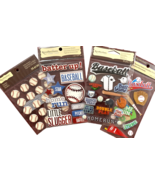 4 PC U CHOOSE  Assorted Recollections SPORTS 3D Stickers bowling trophy ... - $16.20 CAD
