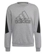 ADIDAS ~ HC5860 M FI BOS ~ Crewneck Long Sleeve ~ Sweatshirt ~ GREY ~ Large - $56.13 CAD