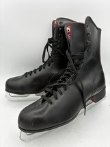 VTG 70&#39;s Canadian Rocket men&#39;s black leather ice skates 70711725 size 10 - $440.80 MXN
