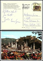 AUSTRIA Postcard - Salzburg to Sicily ITALY, Slogan Cancel N8 - £2.36 GBP
