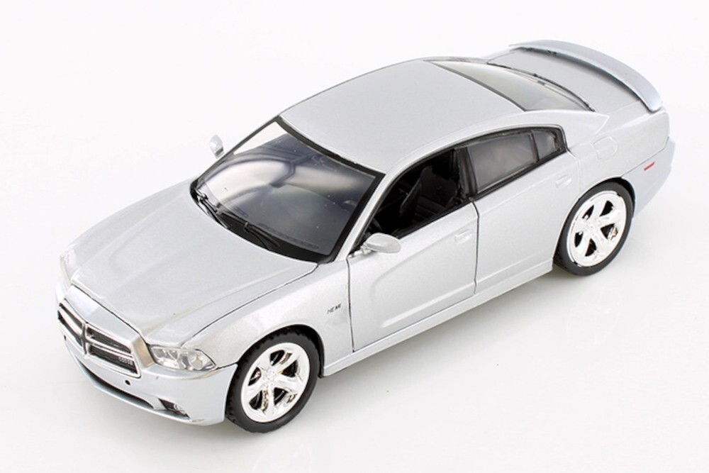 2011 Dodge Charger R/T 1/24 Scale Diecast Model by SHOWCASTS - SILVER - $29.69