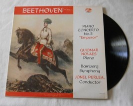 Beethoven Piano Concerto #5 &quot;Emperor&quot;-Guiomar Novaes-Bamberg/Perlea-Allegro LP - £7.70 GBP