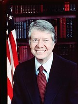 Jimmy Carter Photograph - Historical Artwork From 1977 - Us President, Gloss - £28.32 GBP