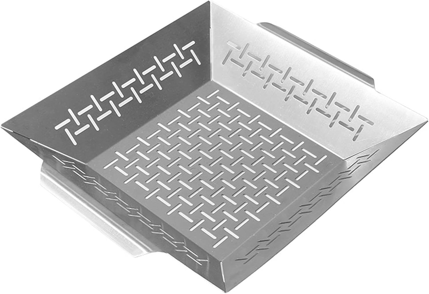 Heavy-Duty Grill Basket For Outdoor Grill, 12-Inch Stainless Steel Veget... - $35.99