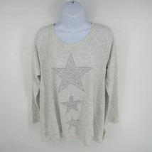 Style &amp; Co. Womens Glitter Boatneck Pullover Top Large NWT $49.50 - £12.38 GBP