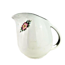 Hall Rose White Floral Pattern Pitcher - $29.70