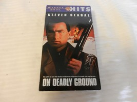 On Deadly Ground (VHS, 1999, Warner Bros. Hits) Steven Seagal, Michael C... - $9.00
