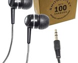100 Pack Low Cost Earbuds In Bulk | Model | Wired 3.5 Mm Jack Connectivi... - $203.99