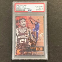 2017-18 Panini Essentials #67 Buddy Hield Signed Card AUTO PSA Slabbed Kings - £62.90 GBP
