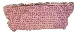 Accent Table Scarf Purple Floral With White Lace Fabric 32X12 Inch With ... - $8.00