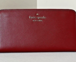 New Kate Spade Staci Large Continental Wallet Saffiano Leather Red Current - $75.91