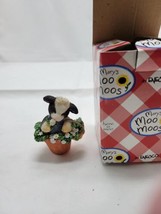 Mary's Moo Moos Cow “I Pick Moo" 207136,  Gardening Garden 2.5” Enesco w/box - $19.99
