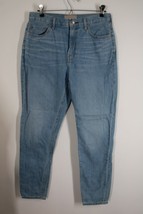 Everlane 31 Regular Mid Blue High Rise Skinny Jeans Cotton Stretch - £23.90 GBP