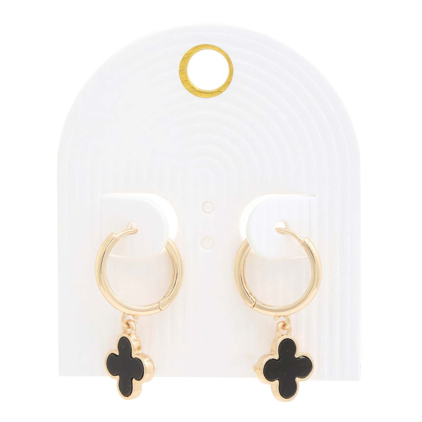 Primary image for Moroccan Shape Hoop Earring