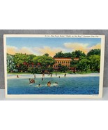 CURTEICH 99-H2626 Linen Postcard The Cove Hotel Right on the Bay Panama ... - £7.80 GBP