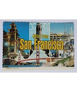 1983 SAN FRANCISCO CITY HIGHLIGHTS POSTCARD VINTAGE TRAVEL USA STAMPED D... - $16.44 CAD