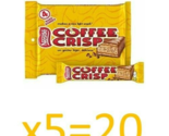 20 Coffee Crisp Chocolate Bars Full Size 50g - £30.40 GBP