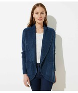 LOFT Cozy Open Cardigan Night Blue Heather New - $567.66 MXN