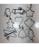 Pancake Ring Mold Lot 9 Holiday Truck Plane Cookie Heart Amaco Handles N... - $27.82