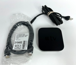 Apple TV A1469 (3rd Gen) HD Media Streamer Movies Shows + Power / HDMI C... - $10.84