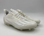 Adidas Adizero Football Cleats Triple White GX5413 Men’s Sizes 12-13 - $109.99