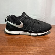 Nike Free Trainer Sneaker Mens 14 Black White Low Woven Adult Shoes 5798... - £34.35 GBP