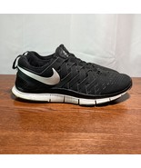 Nike Free Trainer Sneaker Mens 14 Black White Low Woven Adult Shoes 5798... - £34.41 GBP