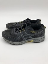 Boy&#39;s Sneakers &amp; Athletic Shoes ASICS Kids Contend size 5 (Big Kid) Yellow gray - £14.01 GBP