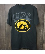 NCAA Iowa Hawkeyes Mens Size M Grahic T-Shirt Black - £15.33 GBP