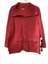 Onque Casual  Womens  Button Up Jacket   Cotton 3/4 sleeve   Size XL - £20.96 GBP