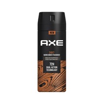 axe 24x7 long lasting deodorant bodyspray for men, warm amber fragrance, 150 ml - $13.80