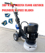 3HP Walk-Behind 2200W 10&quot; Electric Concrete Floor Grinder Finish Smooth ... - €1.288,74 EUR