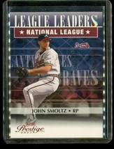 2003 Playoff Prestige League Leaders Baseball Card LL-12 John Smoltz Braves Le - £8.57 GBP