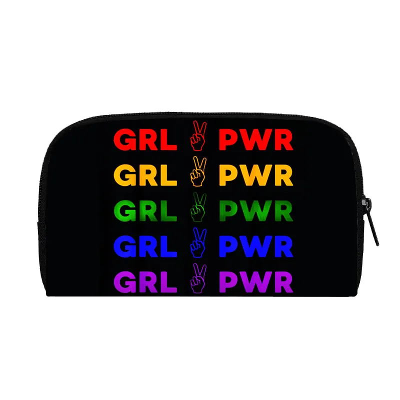 Feminist Women Wallets Fenimism Girl Power Purses Grl Pwr Phone Card Holder Coin - $58.47