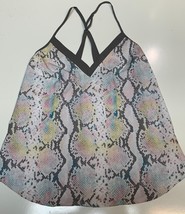 Betsey Johnson Ladies cami pajama Top, Snake Print, S - £17.51 GBP