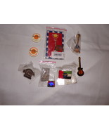 Hard Rock Café Pinbacks and Stick Pin Buttons - Set of 8 - $65.00