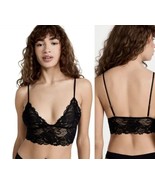 Free People Black Combo Everyday Lace Longline Bralette 2-Pack Size Smal... - £27.35 GBP
